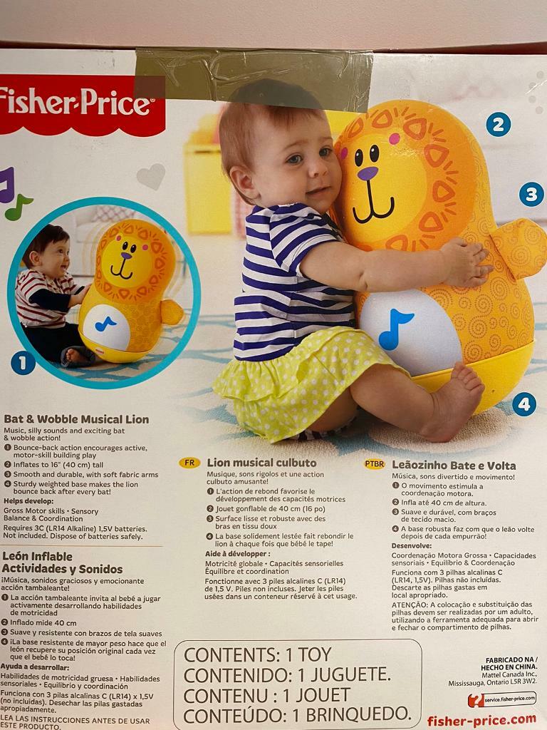 fisher price bat and wobble lion